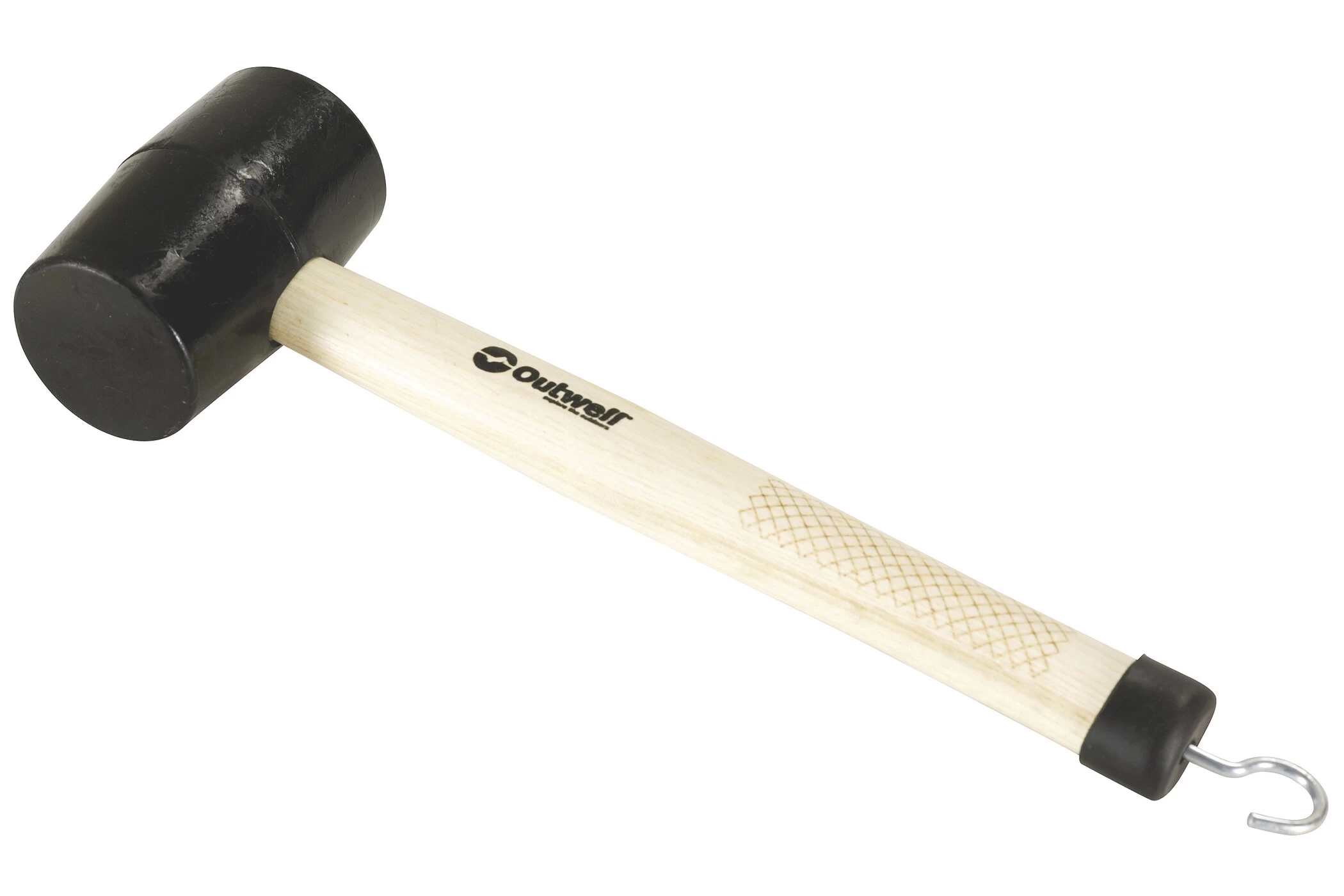 Outwell Houten Kampeerhamer 12oz, Beige/zwart 1 Outwell Houten Kampeerhamer 12oz, Beige/zwart