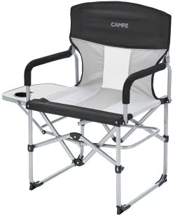 CAMPZ Compacte Directeursstoel, Zwart/grijs