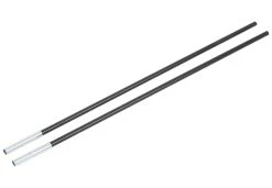 CAMPZ Glasvezel Tentstok Met Huls 9mm X 0,55m, Zwart