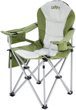 CAMPZ Kobe Chair ST Deluxe, Olijf/grijs
