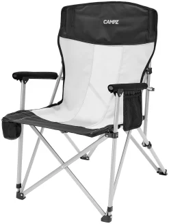 CAMPZ Mesh Vouwstoel, Zwart/grijs