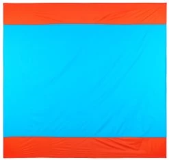 CAMPZ Picknick Deken 210x200cm, Turquoise/oranje