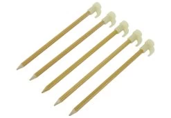 CAMPZ Tentharing 20cm Fosforescerend Plastic Hoofd, Geel