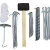 CAMPZ Tent Accessoires Set 50 Stuks, Zilver