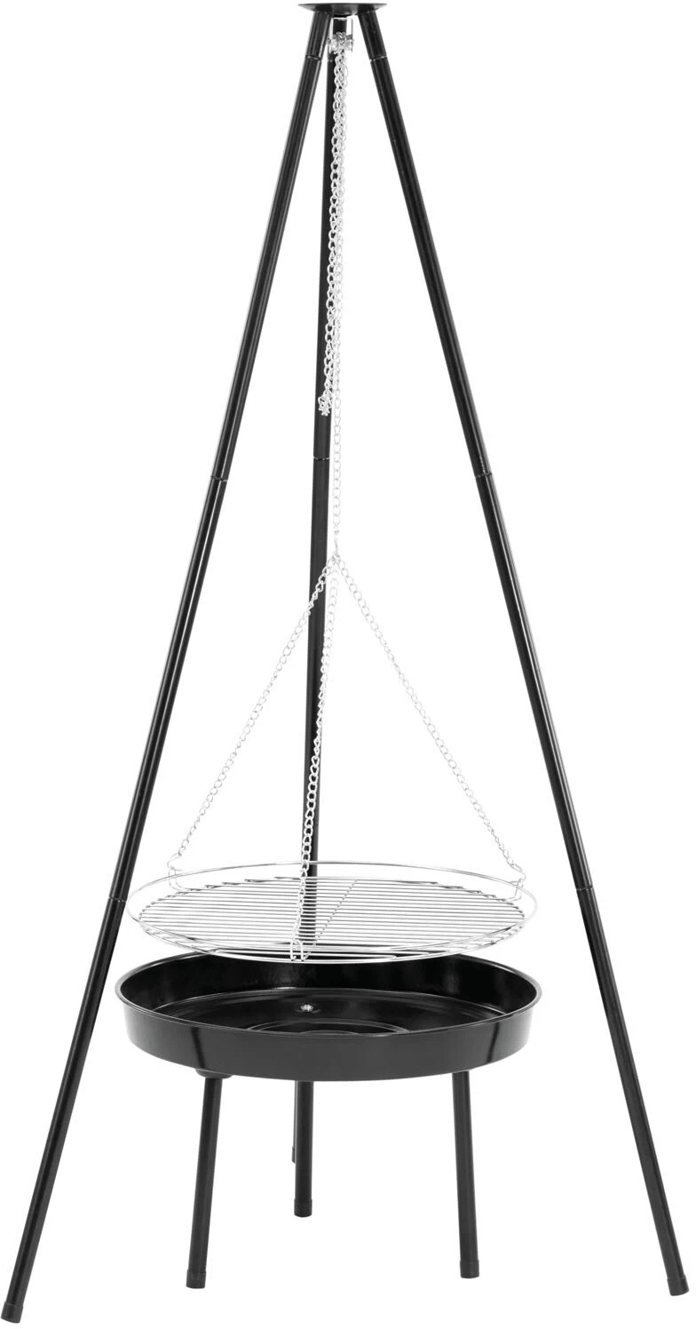 Easy Camp Camp Brandstatief Deluxe, Zwart/zilver 1 Easy Camp Camp Brandstatief Deluxe, Zwart/zilver