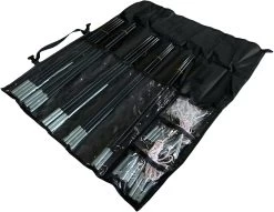 High Peak Fibreglass Repair Kit, Zwart