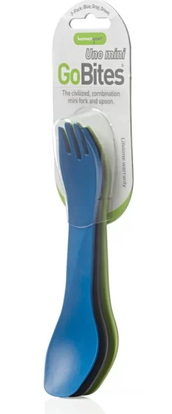 Humangear GoBites UNO Mini Bestek Pak Van 3, Blauw/grijs