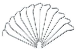 Jack Wolfskin Power Grondnagel 12 Stuks, Zilver