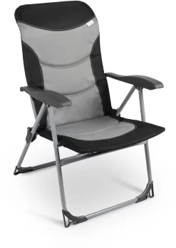 Kampa Skipper Leunstoel, Grijs/zwart