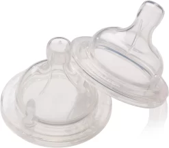 Klean Kanteen Babyfles Dop Medium Flow Pack Van 2 Kinderen, Transparant