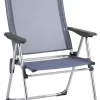Lafuma Mobilier Alu Cham Campingstoel Met Cannage Phifertex, Blauw