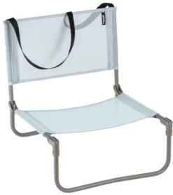 Lafuma Mobilier CB Beach Chair With Cannage Phifertex, Blauw/zwart