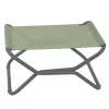 Lafuma Mobilier Next Voetenbankje Met Cannage Phifertex, Groen/grijs