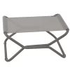 Lafuma Mobilier Next Voetenbankje Met Cannage Phifertex, Grijs