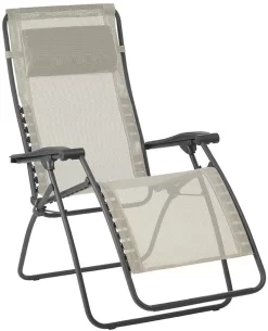 Lafuma Mobilier R Clip Relax Stoel Batyline, Beige/grijs