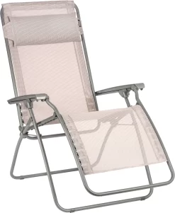 Lafuma Mobilier R Clip Relax Stoel Batyline, Roze/grijs