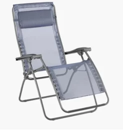 Lafuma Mobilier RSXA Clip Relax Stoel Batyline, Blauw/grijs
