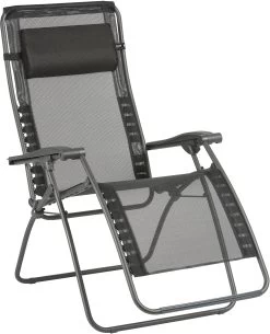 Lafuma Mobilier RSXA Clip Relax Stoel Batyline, Zwart