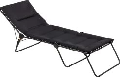 Lafuma Mobilier Siesta L Zonnebed Air Comfort, Zwart