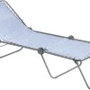 Lafuma Mobilier Siesta L Zonnebed Polykatoen, Blauw/wit