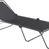 Lafuma Mobilier Siesta L Lounger Batyline With Cannage Phifertex, Zwart