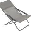 Lafuma Mobilier Transabed Klapstoel Met Cannage Phifertex, Grijs