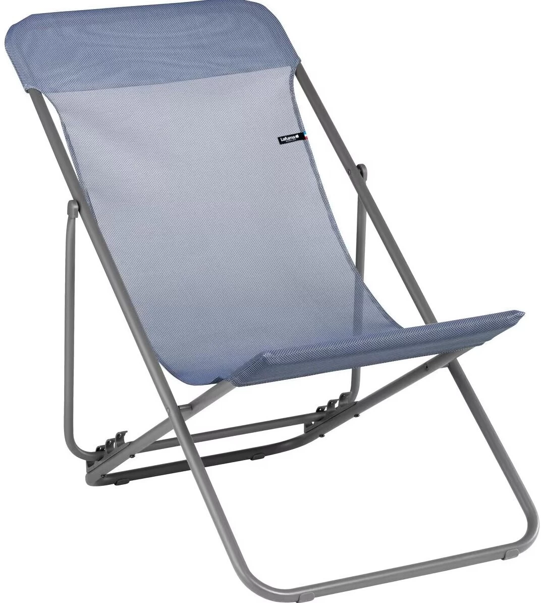 Lafuma Mobilier Transatube2 Strandstoel Batyline, Blauw/grijs 1 Lafuma Mobilier Transatube2 Strandstoel Batyline, Blauw/grijs