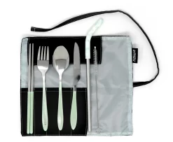 MIZU Urban Bestekset, Groen/zilver