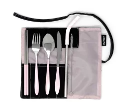 MIZU Urban Bestekset, Roze/zilver