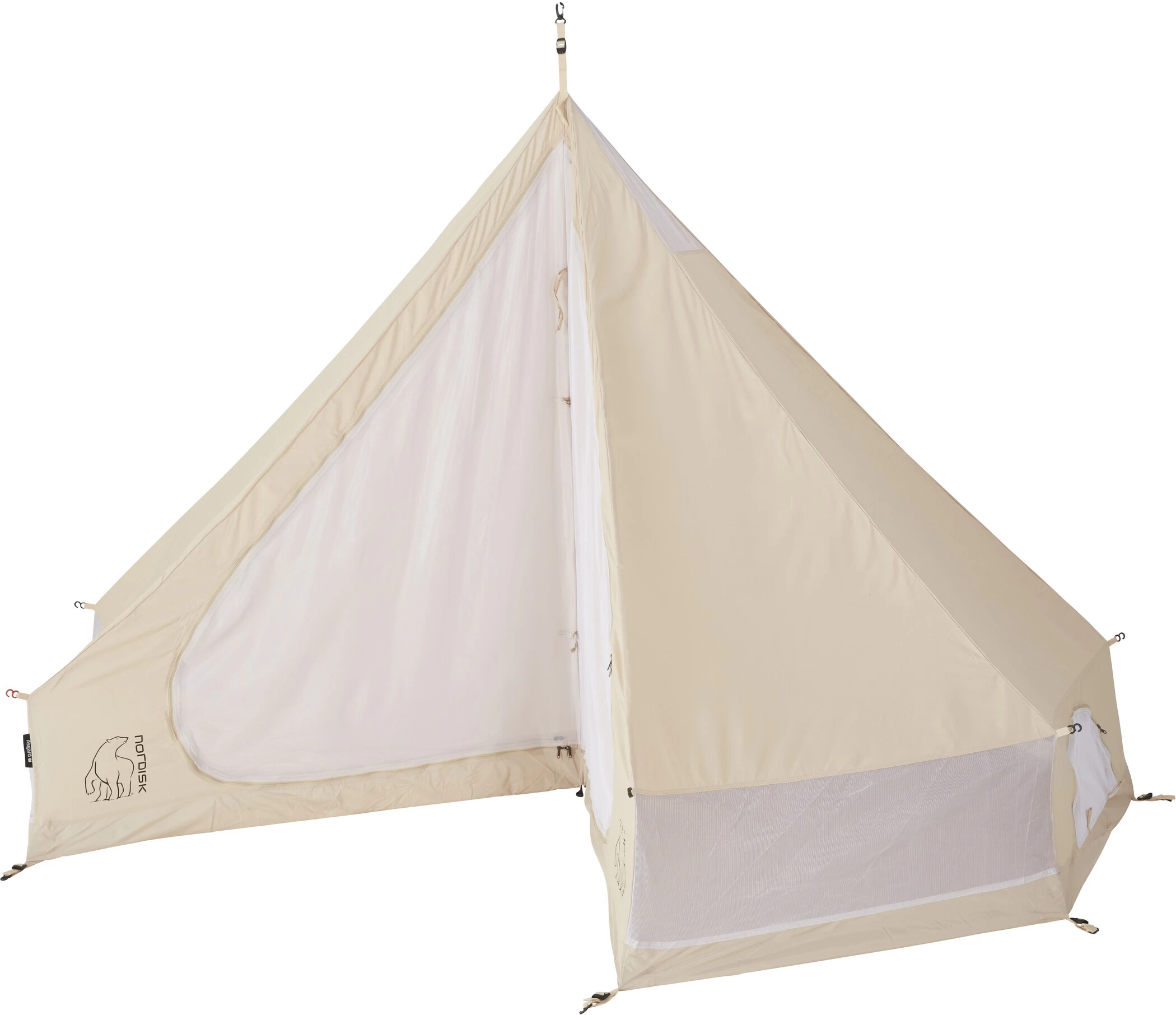 Nordisk Asgard 7.1 M² Binnentent Technisch Katoen, Beige 1 Nordisk Asgard 7.1 M² Binnentent Technisch Katoen, Beige
