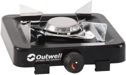 Outwell Appetizer 1 Burner Folding Stove, Zwart/zilver