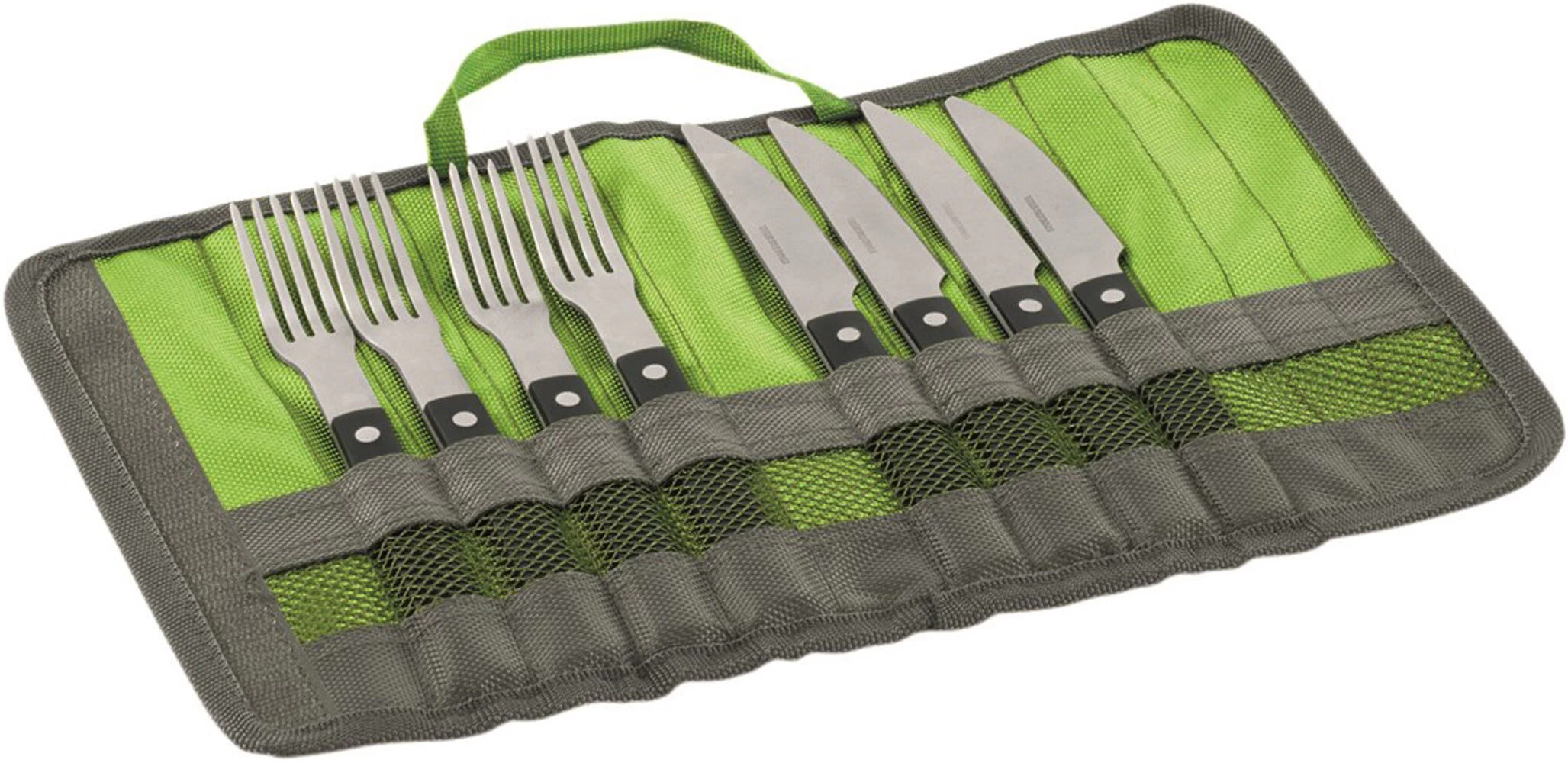 Outwell BBQ Bestekset, Grijs/groen 1 Outwell BBQ Bestekset, Grijs/groen