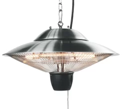 Outwell Fuji Electric Camping/Patio Verwarming, Zilver