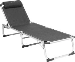 Outwell New Foundland Lounger, Zwart/grijs