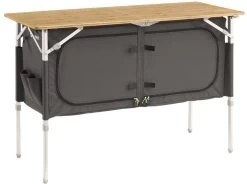 Outwell Padres Double Kitchen Table, Grijs/bruin