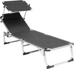 Outwell Victoria Lounger, Zwart/grijs