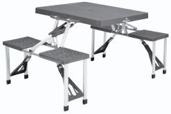 Easy Camp Toulouse Picknicktafel, Grijs/wit