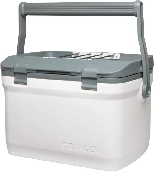 Stanley Adventure Cooler Koelbox 15,1l, Wit/grijs 7 Stanley Adventure Cooler Koelbox 15,1l, Wit/grijs -Kamperen - nu! stanley adventure cooler coolbox 151l white 1