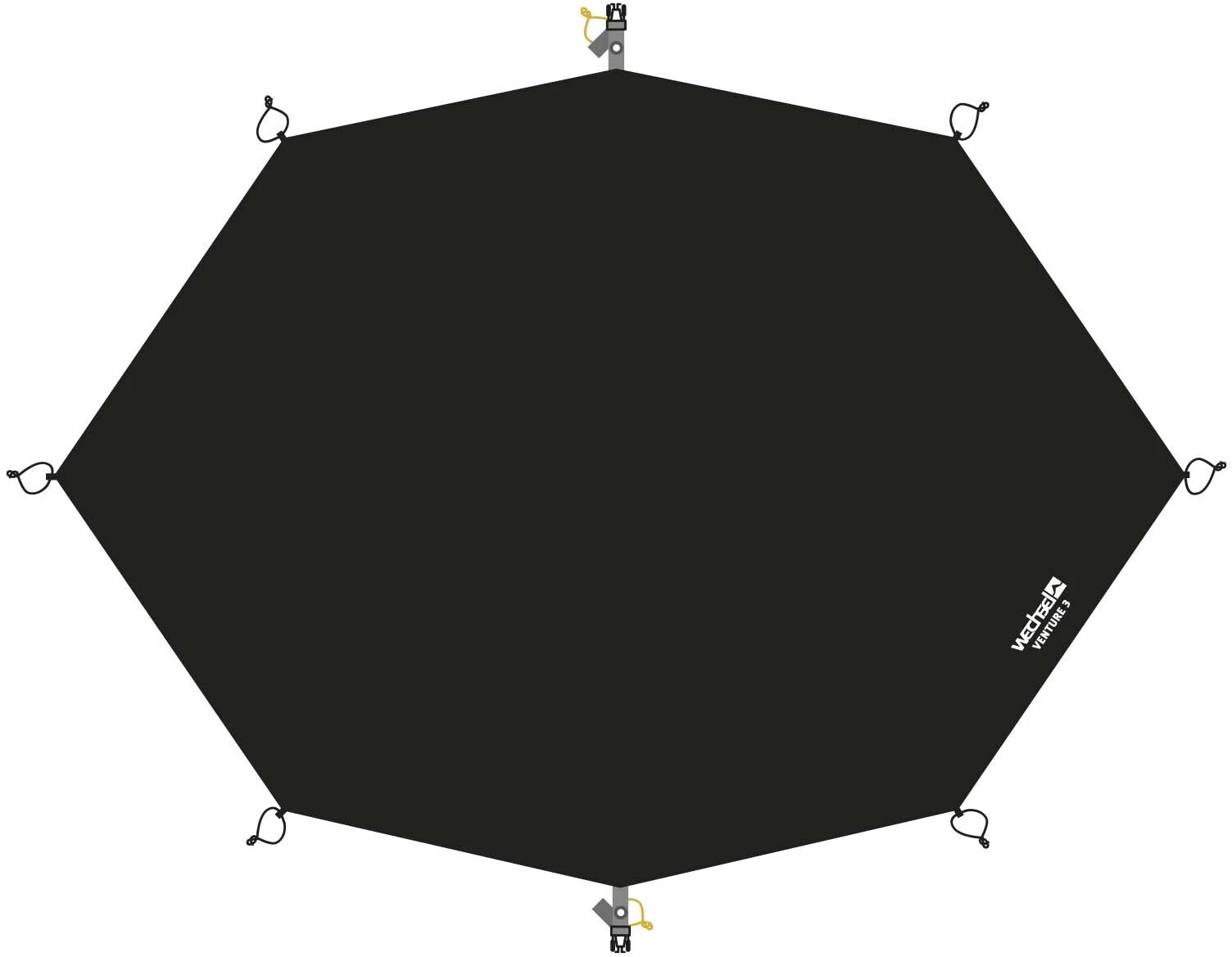 Wechsel Venture 3 Grondzeil, Zwart 1 Wechsel Venture 3 Grondzeil, Zwart